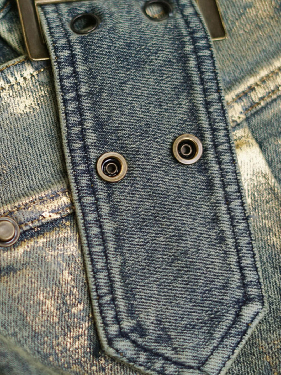 CestNous｜Women's Patchwork Pleated Denim Skort - PSYLOS 1, CestNous｜Women's Patchwork Pleated Denim Skort, Shorts, CestNous, PSYLOS 1