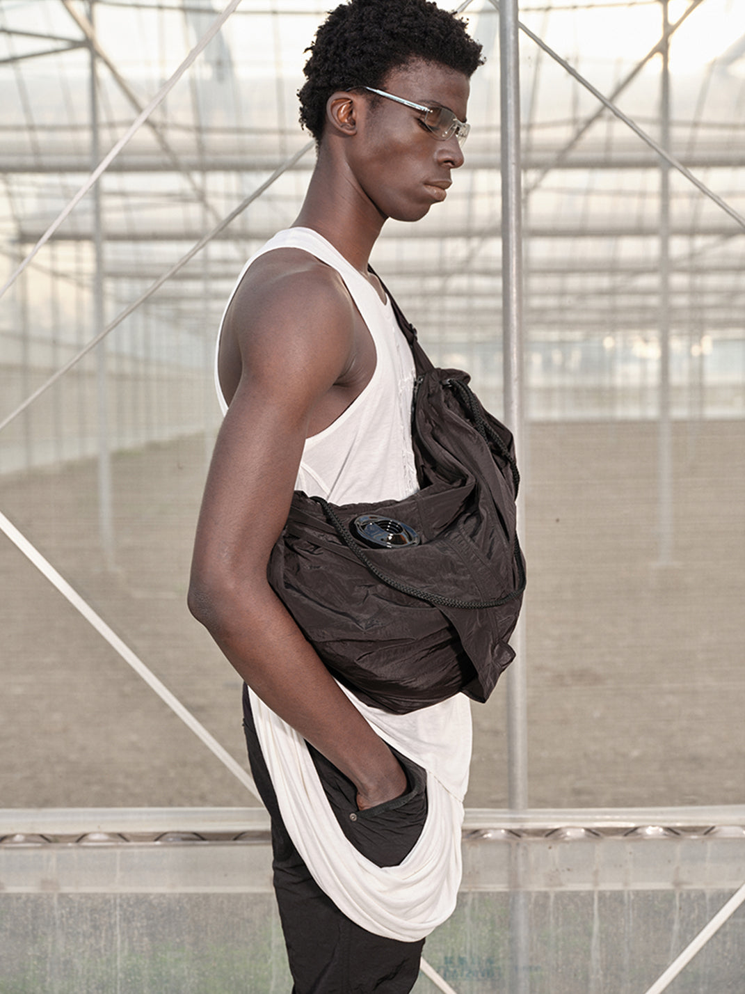 NUTEMPEROR | 3D Pocket Nylon Dumpling Sling Bag - PSYLOS 1, NUTEMPEROR | 3D Pocket Nylon Dumpling Sling Bag, Bag, NUTEMPEROR•JAPAN, PSYLOS 1