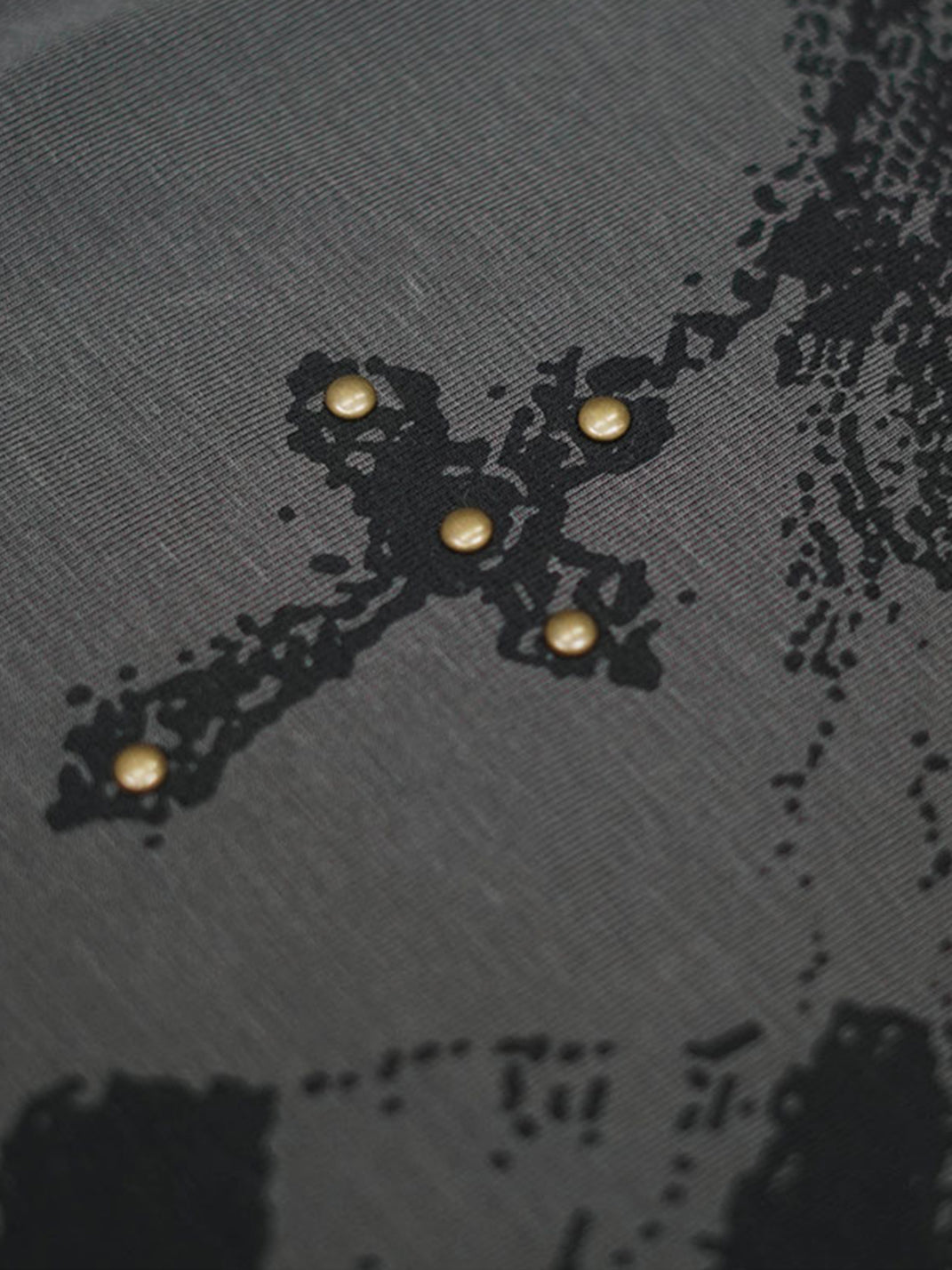 CestNous｜Off Shoulder Drawstring Oversize Print Tee-Gray - PSYLOS 1, CestNous｜Off Shoulder Drawstring Oversize Print Tee-Gray, T-Shirt, CestNous, PSYLOS 1