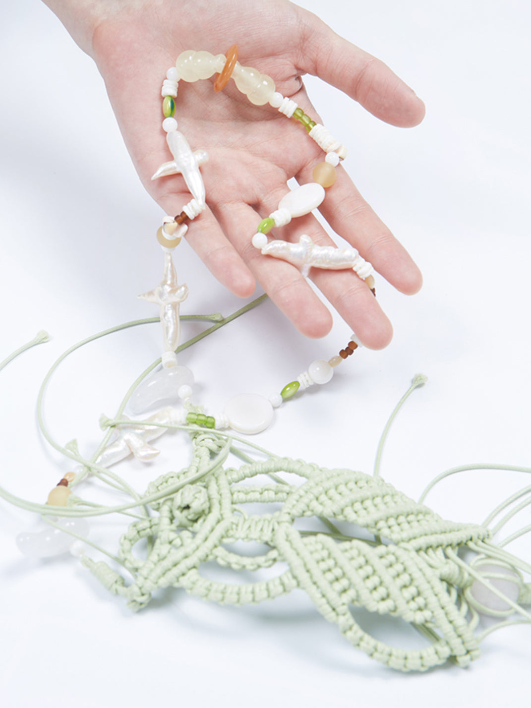 NUTEMPEROR | Handwoven Irregular Tassel Beaded Necklace - PSYLOS 1, NUTEMPEROR | Handwoven Irregular Tassel Beaded Necklace, Necklaces, NUTEMPEROR, PSYLOS 1