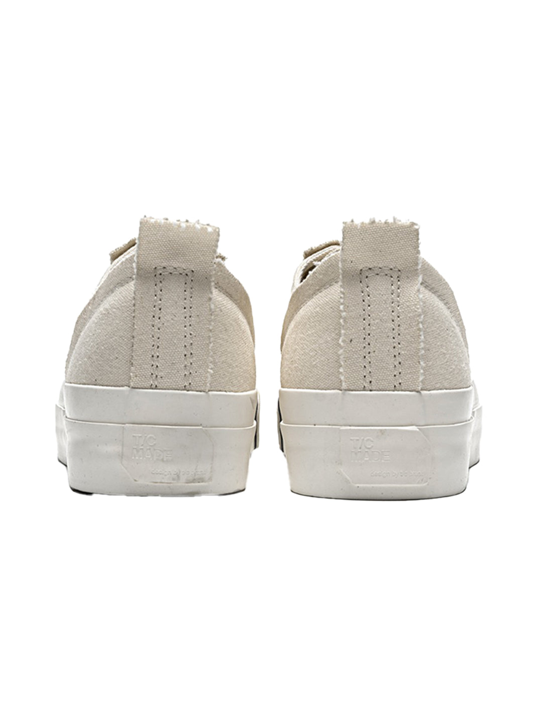 T/C MADE│025 Thick-soled Elevated Moccasin-style Canvas Shoes-White - PSYLOS 1, T/C MADE│025 Thick-soled Elevated Moccasin-style Canvas Shoes-White, Canvas Sneakers, T/C MADE, PSYLOS 1