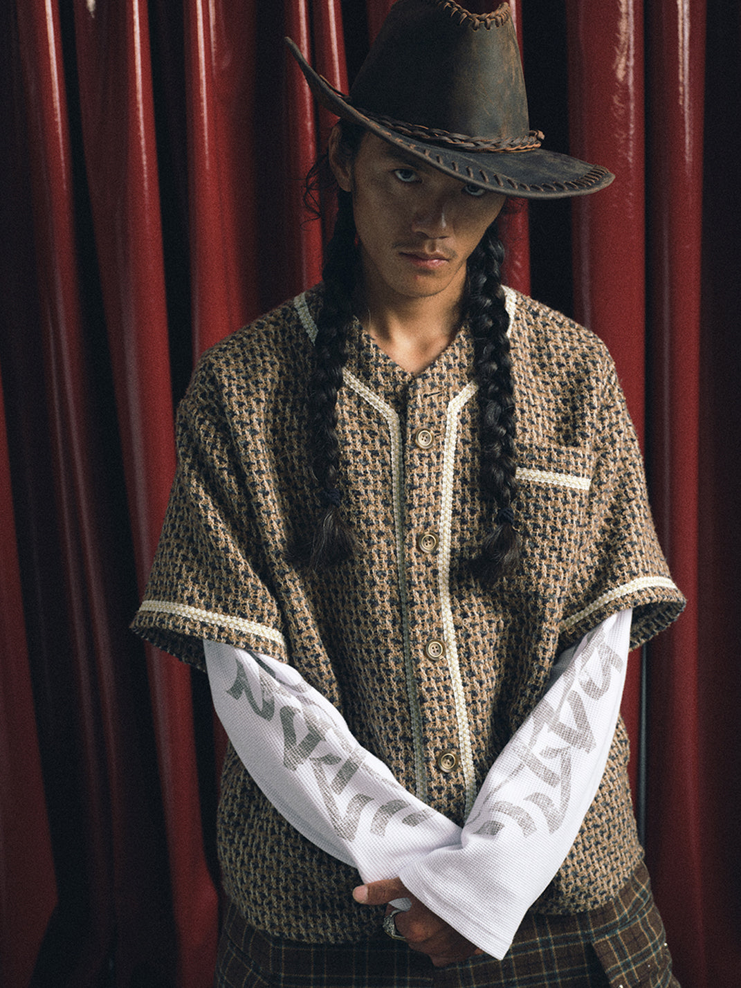 TREclub | Wool Twill Weave Mock Two Piece Long Sleeve - PSYLOS 1, TREclub | Wool Twill Weave Mock Two Piece Long Sleeve, Men's Wear, TREclub, PSYLOS 1