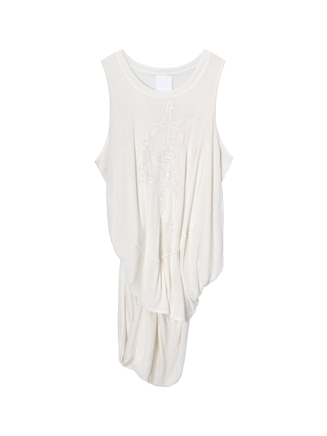 NUTEMPEROR | Knot Detail Embroidered Sleeveless Vest - PSYLOS 1, NUTEMPEROR | Knot Detail Embroidered Sleeveless Vest, Vest, NUTEMPEROR•JAPAN, PSYLOS 1