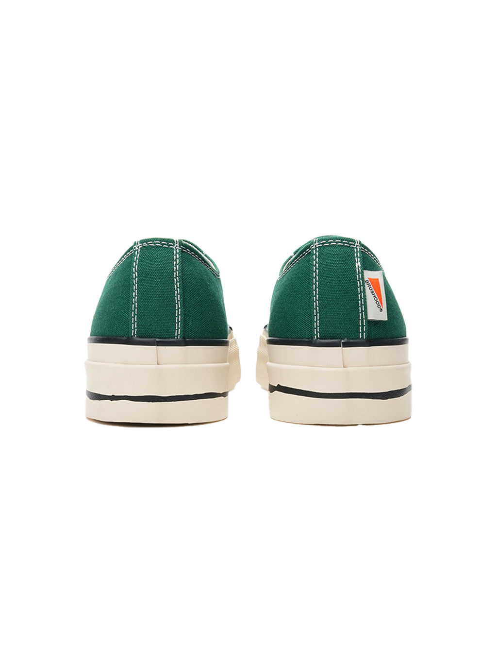 T/C Made x Broshood Co-Branded Smiling Toe Vulcanized Canvas Shoes-Green - PSYLOS 1, T/C Made x Broshood Co-Branded Smiling Toe Vulcanized Canvas Shoes-Green, Canvas Sneakers, T/C MADE, PSYLOS 1