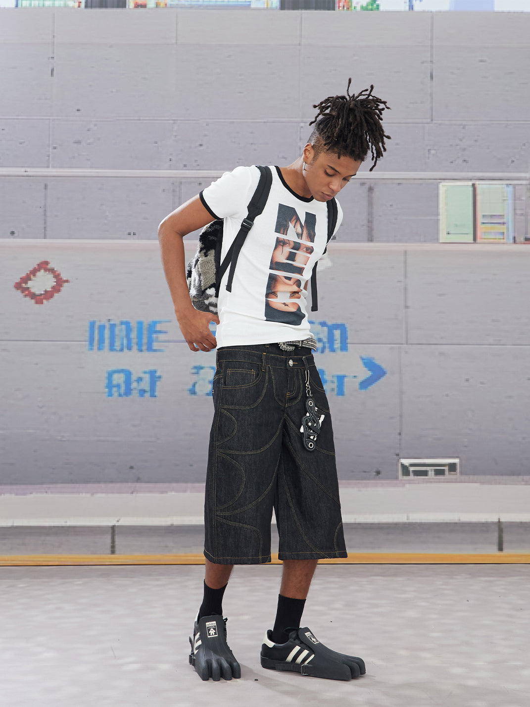 DND4DES | Nerd Punk Graphic Stretch T-Shirt - PSYLOS 1, DND4DES | Nerd Punk Graphic Stretch T-Shirt, T-Shirt, DND4DES•JAPAN, PSYLOS 1