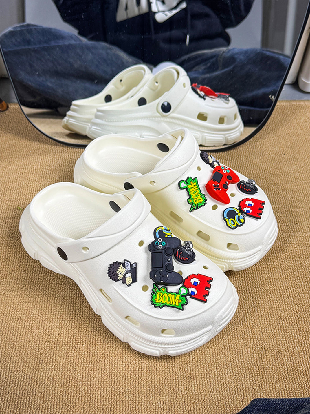 UNFAIR | Gamer EVA Covered-Toe Couple Clogs - PSYLOS 1, UNFAIR | Gamer EVA Covered-Toe Couple Clogs, Sandals, UNFAIR, PSYLOS 1