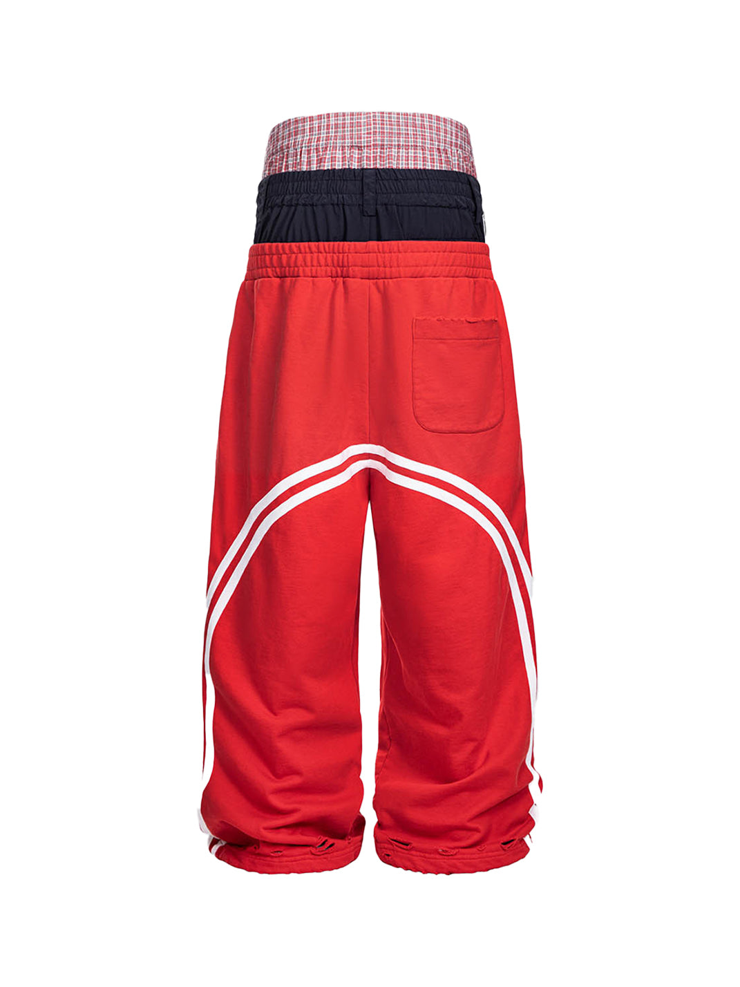Vanguardia | Triple Waistline Paneling Sagging Cotton Sweatpants - PSYLOS 1, Vanguardia | Triple Waistline Paneling Sagging Cotton Sweatpants, Men's Wear, Vanguardia, PSYLOS 1