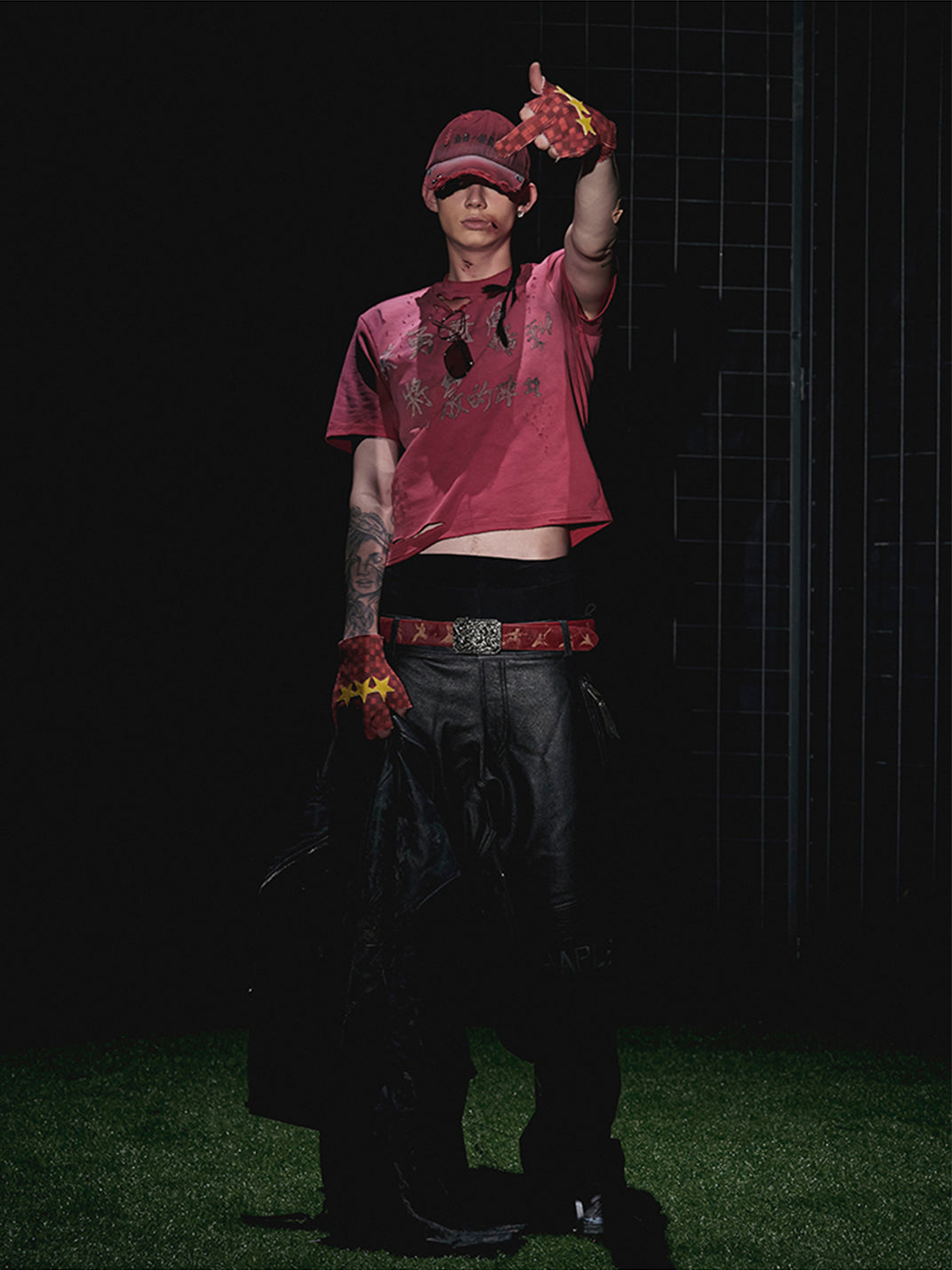 Fourth3ex | Slogan Print Distressed T-Shirt - PSYLOS 1, Fourth3ex | Slogan Print Distressed T-Shirt, T-Shirt, Fourth3ex, PSYLOS 1