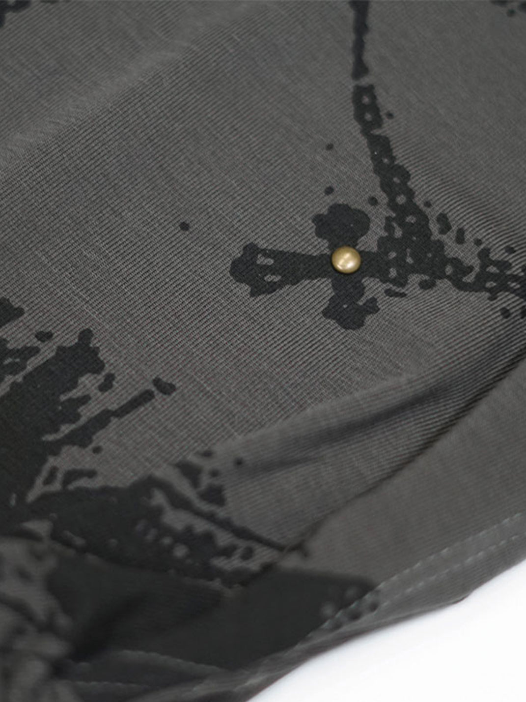 CestNous｜Off Shoulder Drawstring Oversize Print Tee-Gray - PSYLOS 1, CestNous｜Off Shoulder Drawstring Oversize Print Tee-Gray, T-Shirt, CestNous, PSYLOS 1