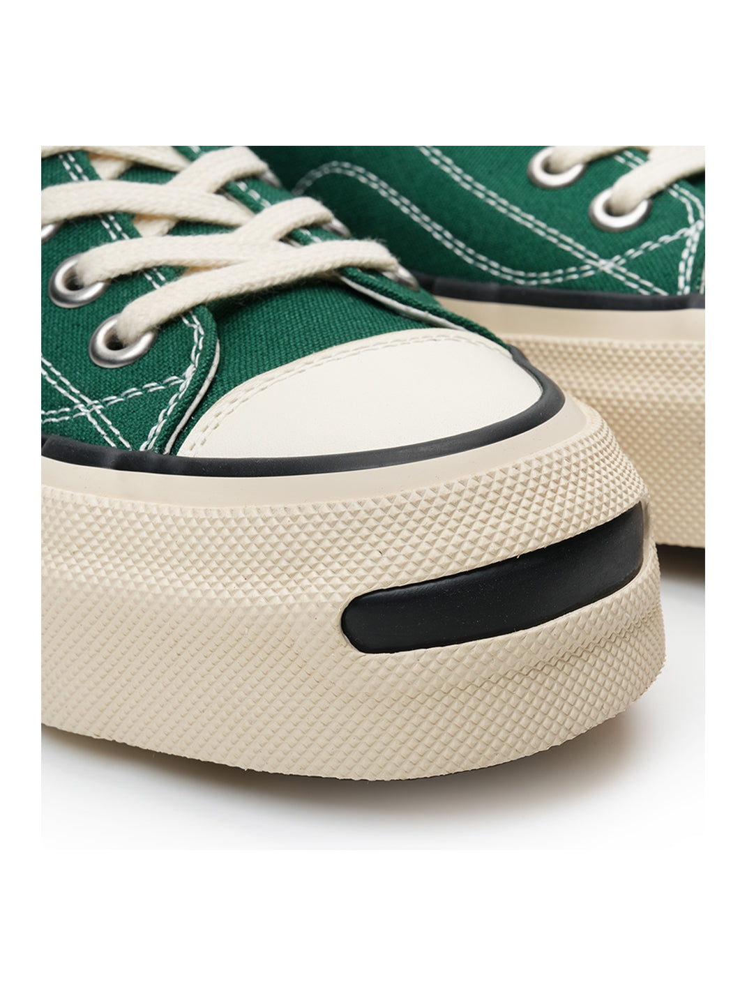 T/C Made x Broshood Co-Branded Smiling Toe Vulcanized Canvas Shoes-Green - PSYLOS 1, T/C Made x Broshood Co-Branded Smiling Toe Vulcanized Canvas Shoes-Green, Canvas Sneakers, T/C MADE, PSYLOS 1