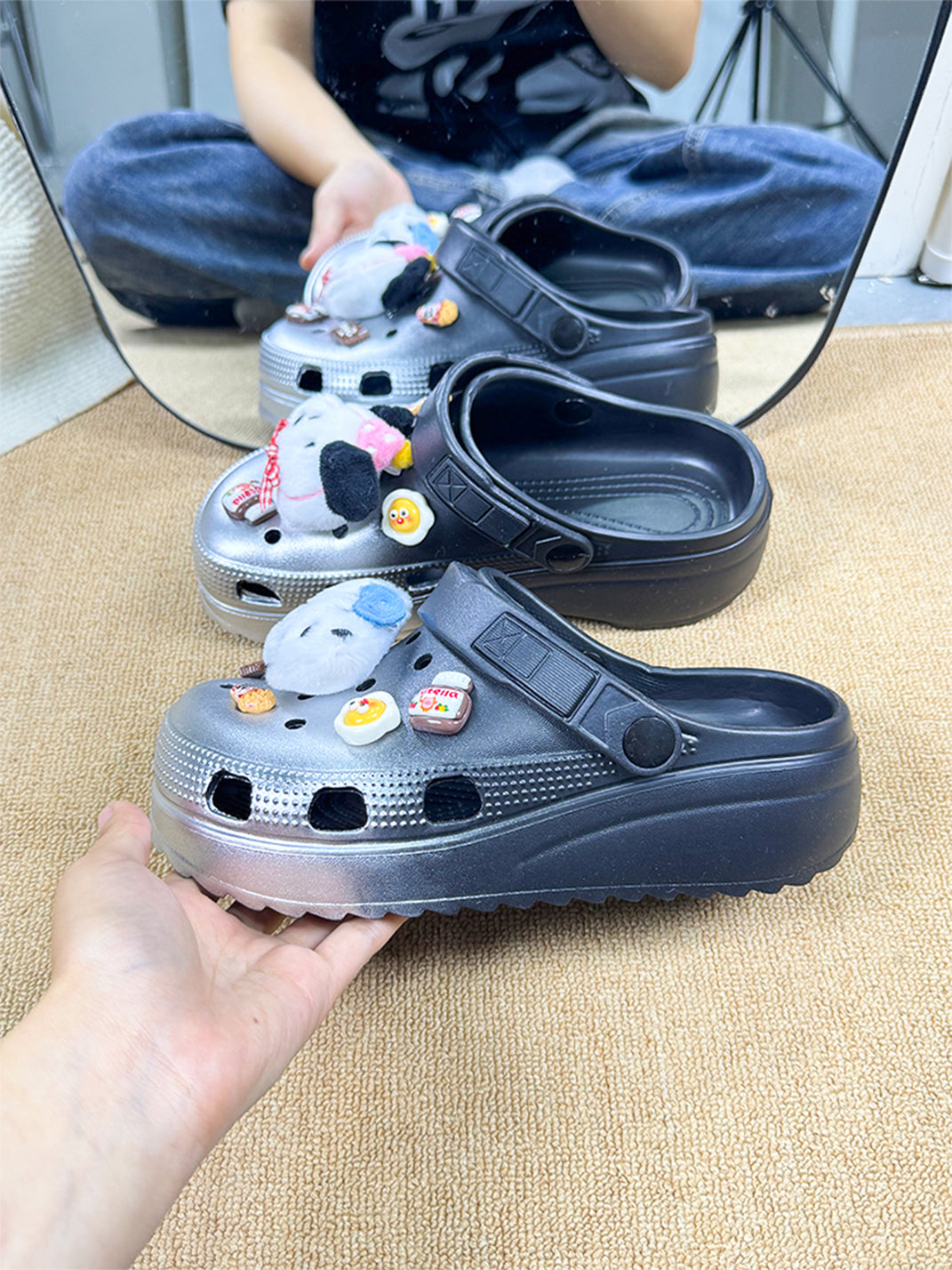 UNFAIR | Funny Thick Sole Clogs for Couples Outdoor - PSYLOS 1, UNFAIR | Funny Thick Sole Clogs for Couples Outdoor, Sandals, UNFAIR, PSYLOS 1