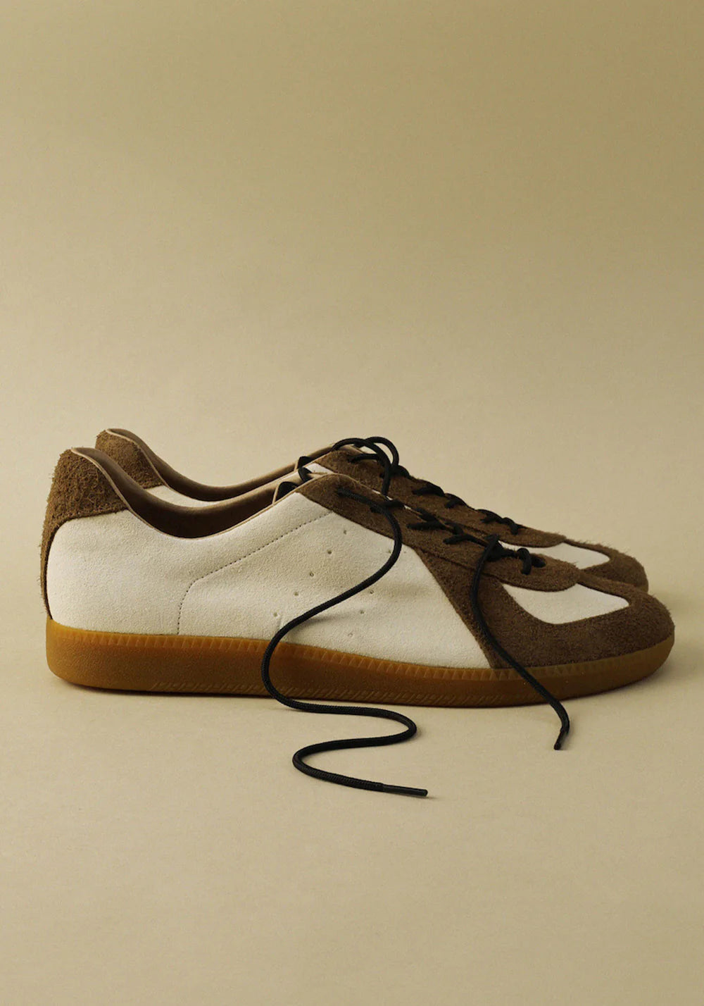 No Gi Retro Sneakers - Spring Edition(White&Brown) - PSYLOS 1, No Gi Retro Sneakers - Spring Edition(White&Brown), Shoes, PANE, PSYLOS 1