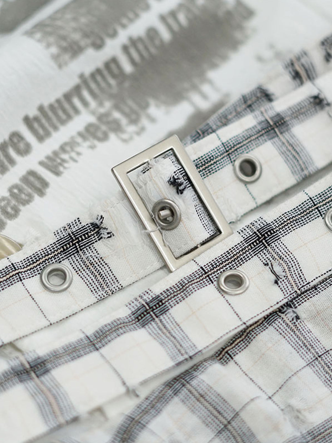 CestNous｜Women's Graffiti Patchwork Plaid Dress-White - PSYLOS 1, CestNous｜Women's Graffiti Patchwork Plaid Dress-White, Dress, CestNous, PSYLOS 1