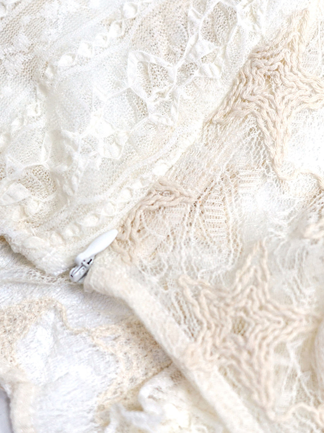 CestNous｜Lace Ruffle Mesh Dress with Star Detail - PSYLOS 1, CestNous｜Lace Ruffle Mesh Dress with Star Detail, Dress, CestNous, PSYLOS 1