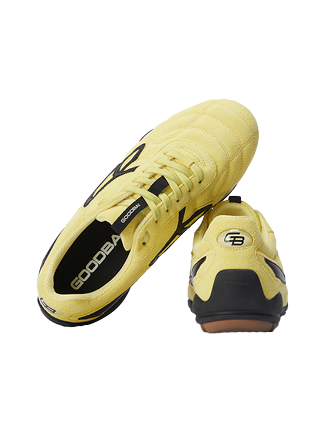 GOODBAI | Retro Velvet Soccer Football Flat Trainer-Yellow&Black - PSYLOS 1, GOODBAI | Retro Velvet Soccer Football Flat Trainer-Yellow&Black, Retro Trainers, GOODBAI, PSYLOS 1