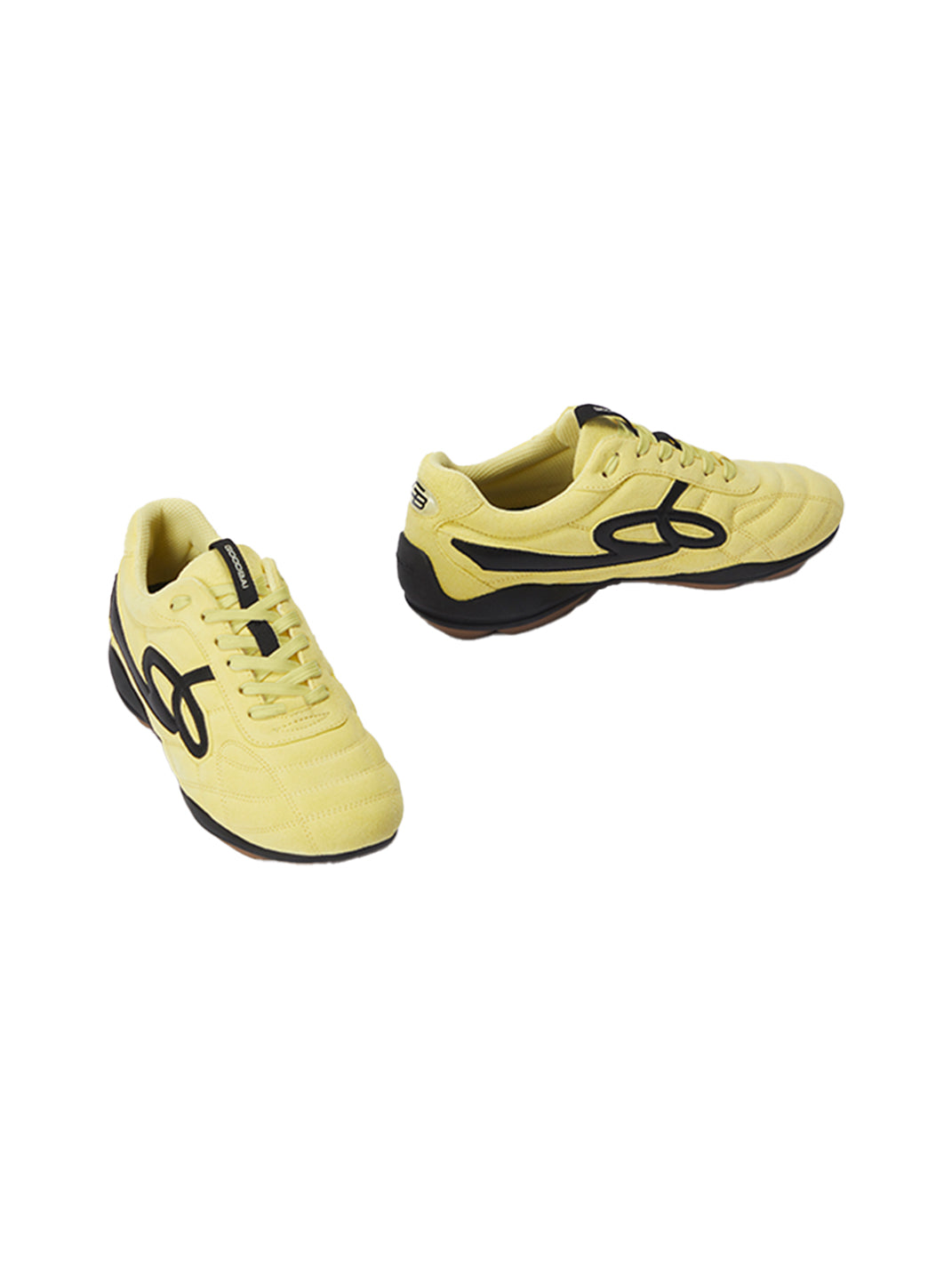 GOODBAI | Retro Velvet Soccer Football Flat Trainer-Yellow&Black - PSYLOS 1, GOODBAI | Retro Velvet Soccer Football Flat Trainer-Yellow&Black, Retro Trainers, GOODBAI, PSYLOS 1