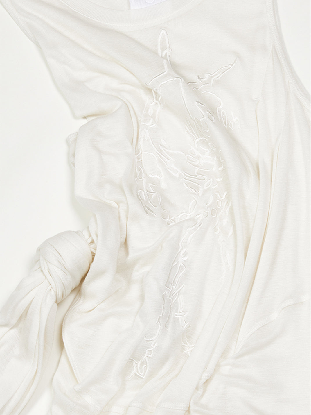 NUTEMPEROR | Knot Detail Embroidered Sleeveless Vest - PSYLOS 1, NUTEMPEROR | Knot Detail Embroidered Sleeveless Vest, Vest, NUTEMPEROR•JAPAN, PSYLOS 1