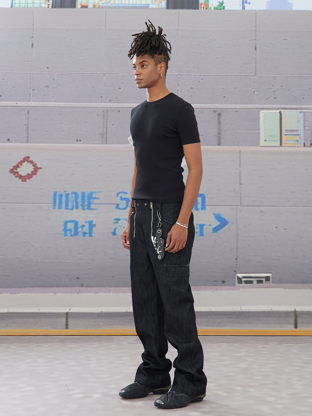 DND4DES | Tight Ribbed Basic Stretch T-Shirt - PSYLOS 1, DND4DES | Tight Ribbed Basic Stretch T-Shirt, T-Shirt, DND4DES•JAPAN, PSYLOS 1