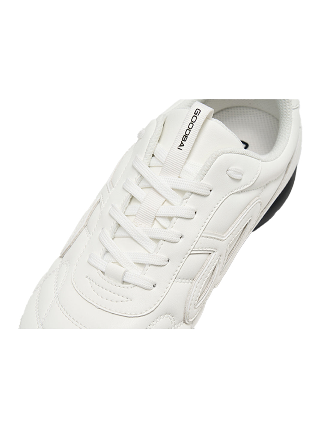 GOODBAI | Retro Leather Soccer Football Flat Trainer-Black&White - PSYLOS 1, GOODBAI | Retro Leather Soccer Football Flat Trainer-Black&White, Retro Trainers, GOODBAI, PSYLOS 1