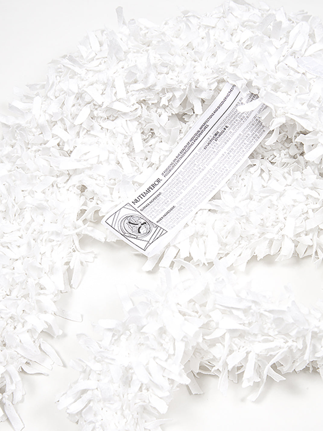 NUTEMPEROR | Soft Yarn Tie-On Pullover Hood - PSYLOS 1, NUTEMPEROR | Soft Yarn Tie-On Pullover Hood, Hat, NUTEMPEROR•JAPAN, PSYLOS 1