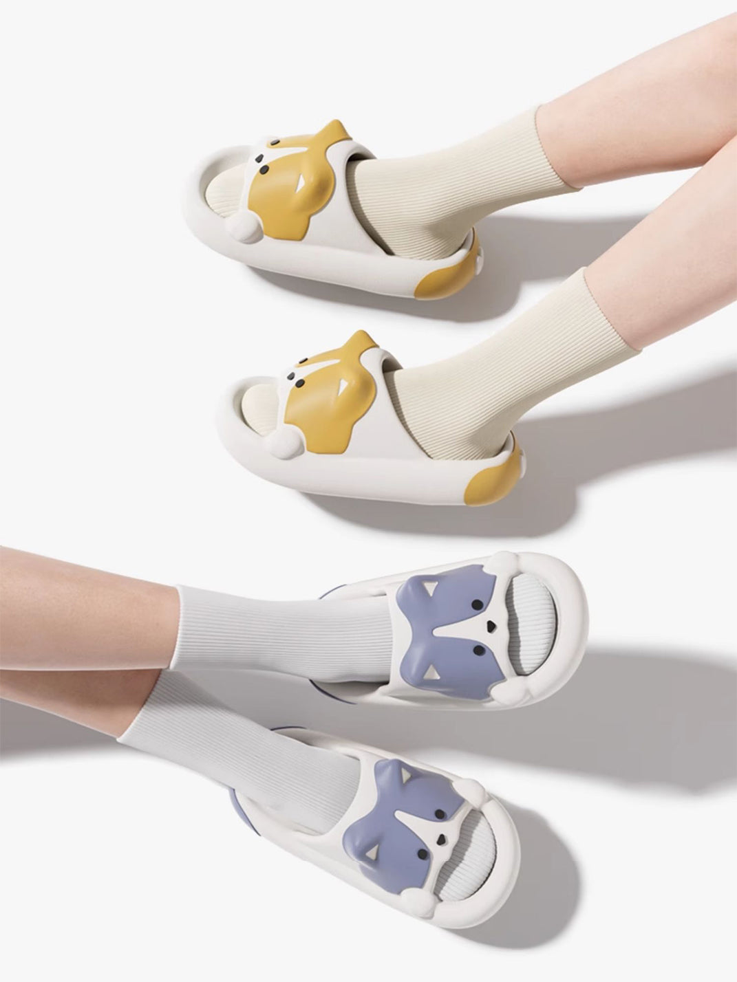 Chedoir | Corgi EVA Anti-Slip Couple Slide Slippers - PSYLOS 1, Chedoir | Corgi EVA Anti-Slip Couple Slide Slippers, Slippers, Chedoir, PSYLOS 1
