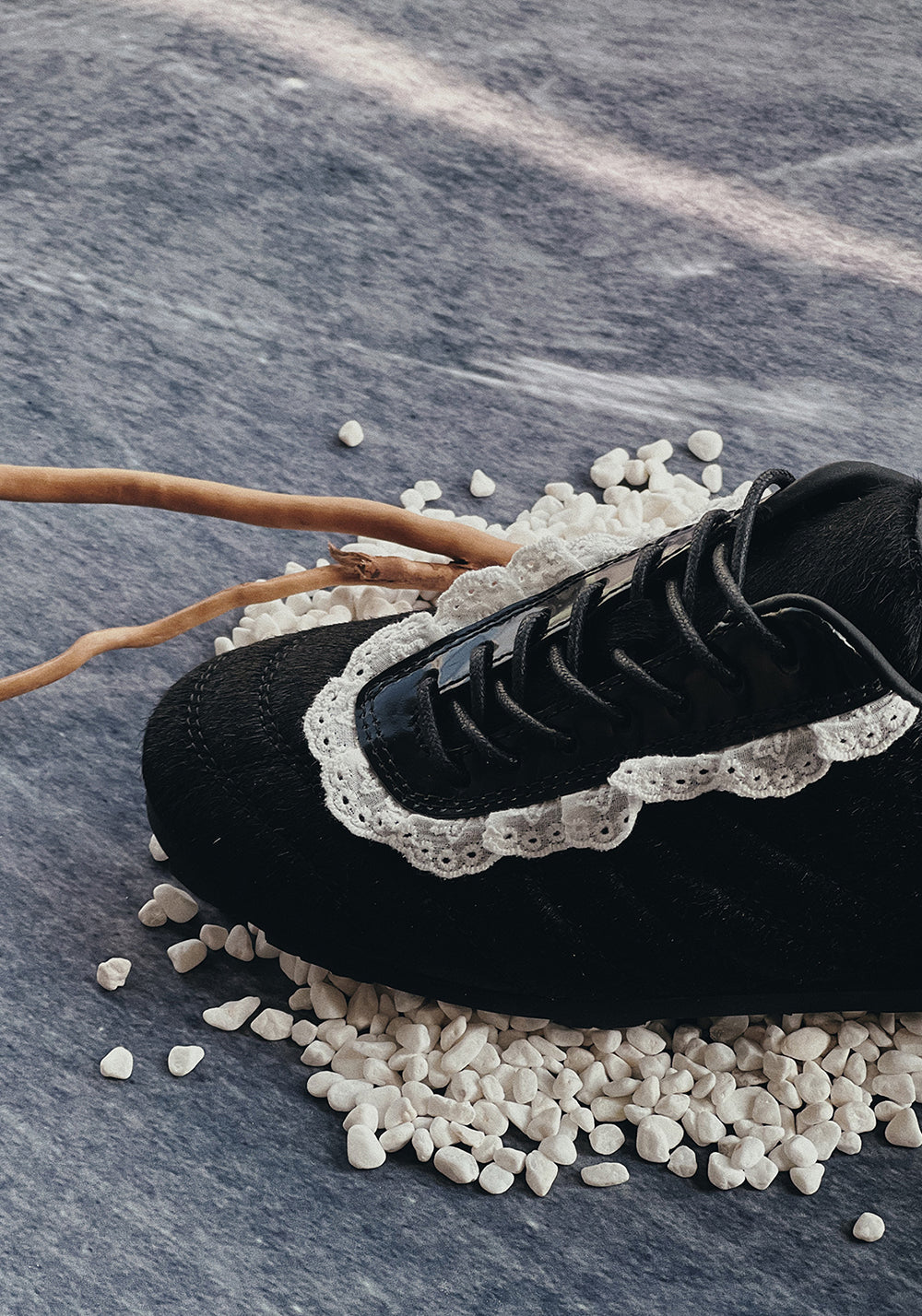 LeStream | Lace-Up Ballet Flats - Dark Horse Edition - PSYLOS 1, LeStream | Lace-Up Ballet Flats - Dark Horse Edition, Retro Trainers, LeStream, PSYLOS 1