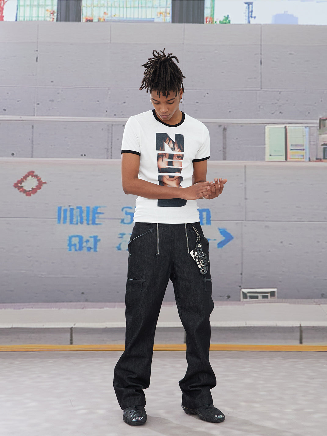 DND4DES | Nerd Punk Graphic Stretch T-Shirt - PSYLOS 1, DND4DES | Nerd Punk Graphic Stretch T-Shirt, T-Shirt, DND4DES•JAPAN, PSYLOS 1