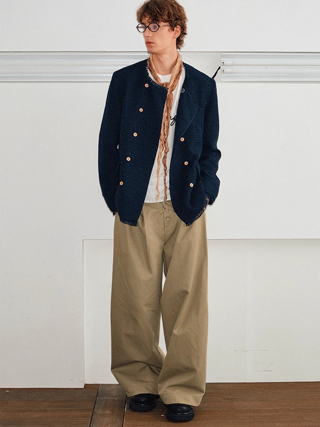 KREATE | Retro Cleanfit Loose Fit Pleated Pants - PSYLOS 1, KREATE | Retro Cleanfit Loose Fit Pleated Pants, Bottoms, KREATE, PSYLOS 1