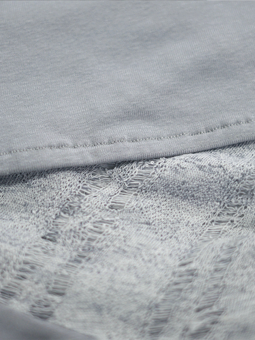 CestNous｜Beaded Chiffon Cutout Cowl Neck Top-Blue - PSYLOS 1, CestNous｜Beaded Chiffon Cutout Cowl Neck Top-Blue, Blouses, CestNous, PSYLOS 1