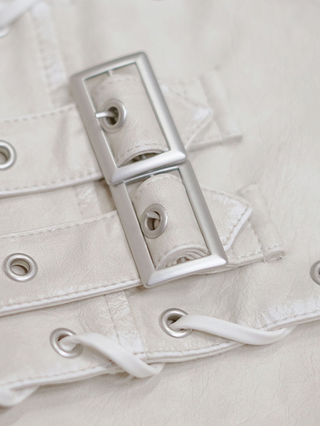 CestNous｜Women's Vintage Carved Buckle Waist Belt-White - PSYLOS 1, CestNous｜Women's Vintage Carved Buckle Waist Belt-White, Belt, CestNous, PSYLOS 1