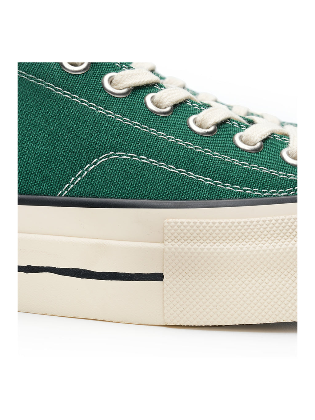T/C Made x Broshood Co-Branded Smiling Toe Vulcanized Canvas Shoes-Green - PSYLOS 1, T/C Made x Broshood Co-Branded Smiling Toe Vulcanized Canvas Shoes-Green, Canvas Sneakers, T/C MADE, PSYLOS 1