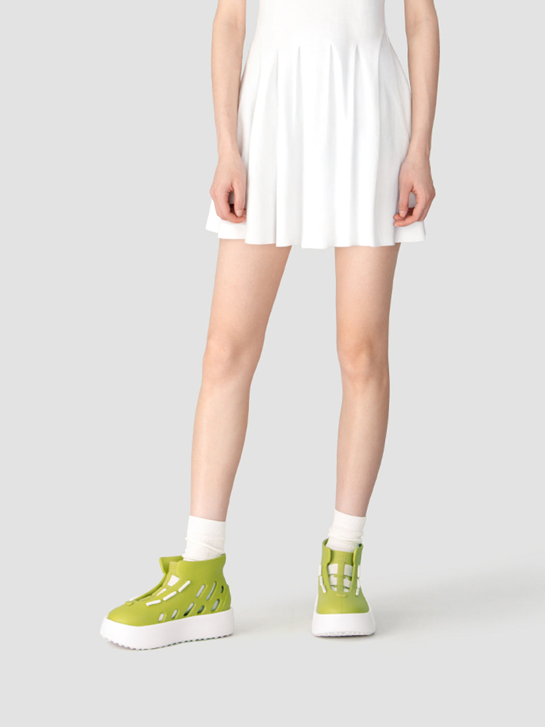 BEYS | High-Top Chunky Sole Capsule-Inspired Clog Boots for Summer-Green - PSYLOS 1, BEYS | High-Top Chunky Sole Capsule-Inspired Clog Boots for Summer-Green, Sandals, BEYS, PSYLOS 1