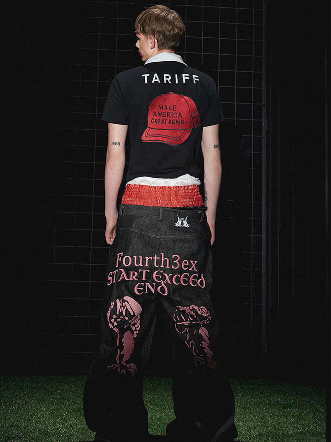 Fourth3ex | Color-Changing Embroidered Jeans - PSYLOS 1, Fourth3ex | Color-Changing Embroidered Jeans, Jeans, Fourth3ex, PSYLOS 1