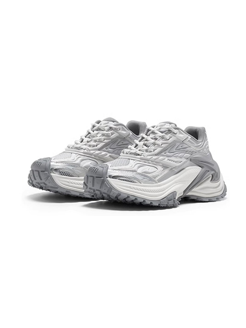 OGR | “Rattlesnake EX” Chunky Sneaker-Silver - PSYLOS 1, OGR | “Rattlesnake EX” Chunky Sneaker-Silver, Chunky Sneakers, OGR, PSYLOS 1