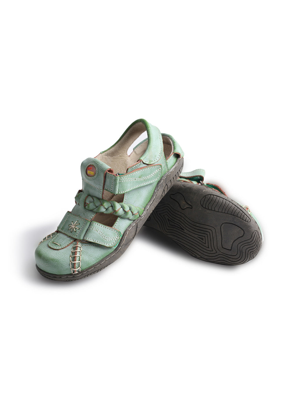 TMA EYES | Vintage French Hollow Out Sandals-Green - PSYLOS 1, TMA EYES | Vintage French Hollow Out Sandals-Green, Sandals, TMA EYES, PSYLOS 1