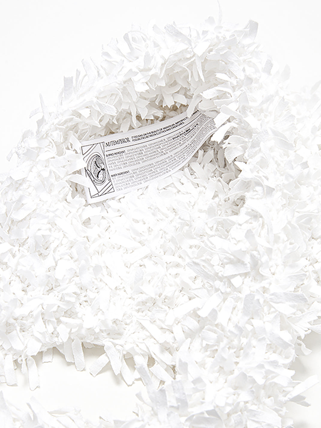 NUTEMPEROR | Soft Yarn Tie-On Pullover Hood - PSYLOS 1, NUTEMPEROR | Soft Yarn Tie-On Pullover Hood, Hat, NUTEMPEROR•JAPAN, PSYLOS 1