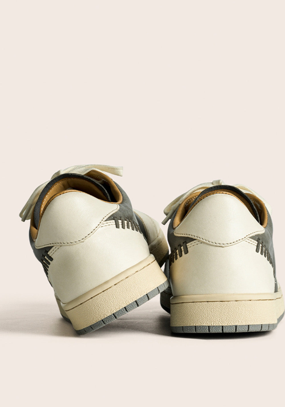 PIPG丨Men's Washed Horsehide Skate Shoes(White&Gray) - PSYLOS 1, PIPG丨Men's Washed Horsehide Skate Shoes(White&Gray), Skate Shoes, PIPG, PSYLOS 1