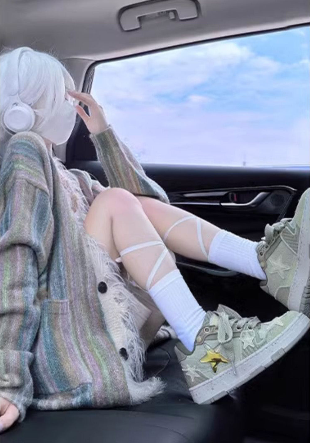 KAALIXTO丨Retro Star Sneakers-West Lake Longjing Tea - PSYLOS 1, KAALIXTO丨Retro Star Sneakers-West Lake Longjing Tea, Skate Shoes, Hype States Sale, PSYLOS 1