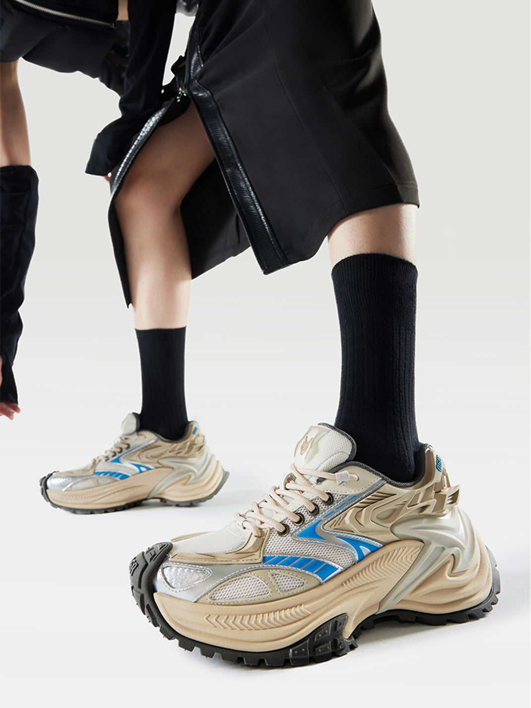 OGR | “Rattlesnake OG” Chunky Sneaker-Brown - PSYLOS 1, OGR | “Rattlesnake OG” Chunky Sneaker-Brown, Chunky Sneakers, OGR, PSYLOS 1