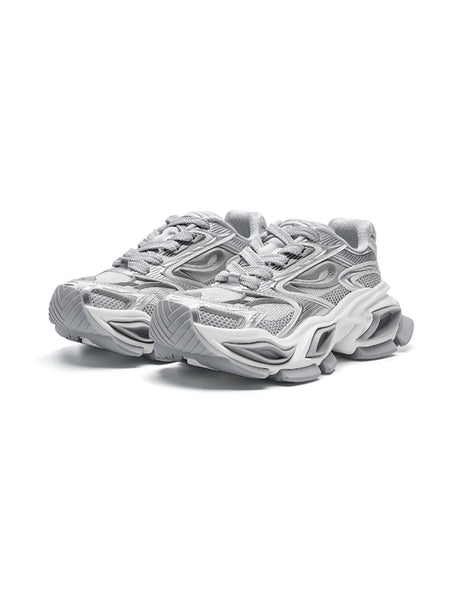 OGR | "Cateyes" Chunky Sneaker-Silver - PSYLOS 1, OGR | "Cateyes" Chunky Sneaker-Silver, Chunky Sneakers, OGR, PSYLOS 1
