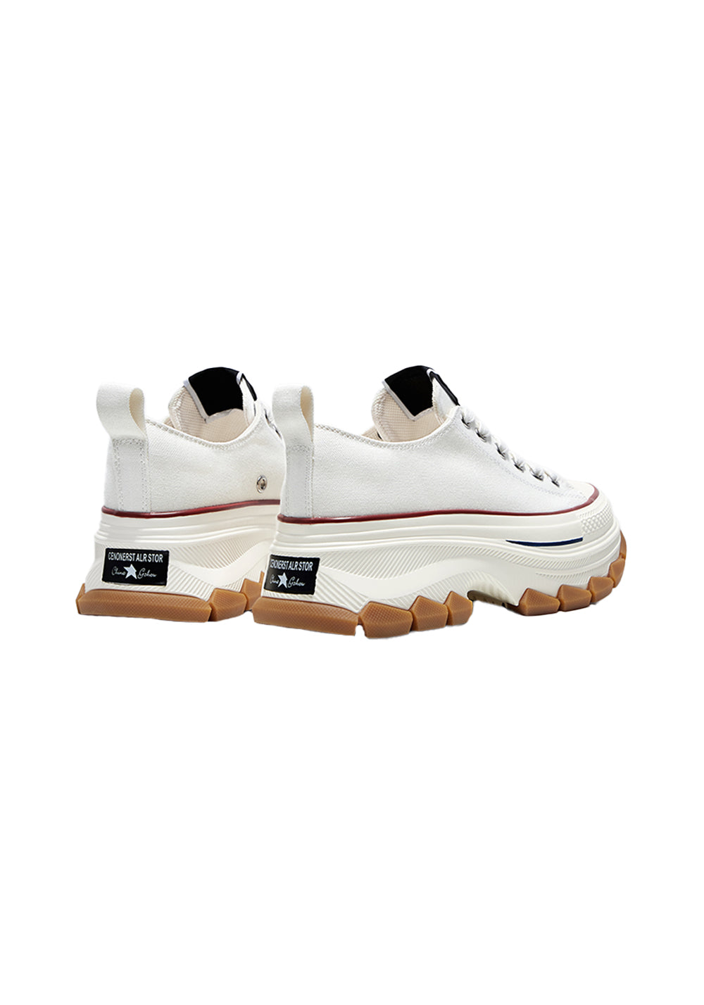 CHERYKALLY | Chunky White Canvas Sneakers  - PSYLOS 1, CHERYKALLY | Chunky White Canvas Sneakers , Chunky Sneakers, CHERYKALLY, PSYLOS 1