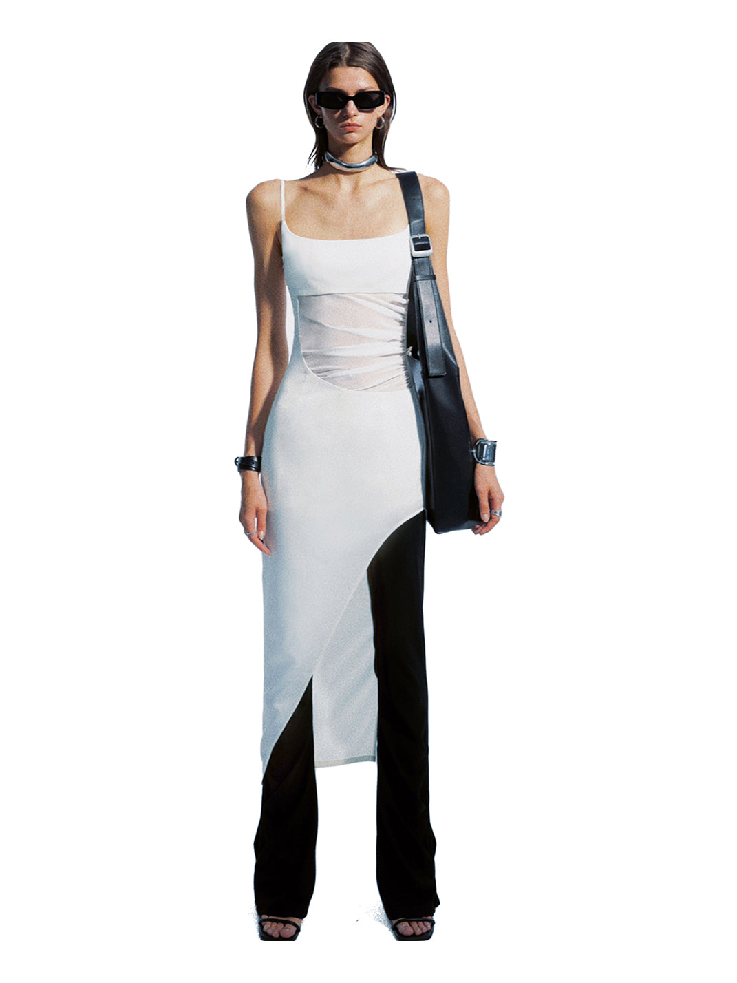 COMMONCE.NET | "Oblique Silhouette No. 2" Asymmetrical Dress - PSYLOS 1, COMMONCE.NET | "Oblique Silhouette No. 2" Asymmetrical Dress, Women's Wear, COMMONCE.NET•JAPAN, PSYLOS 1