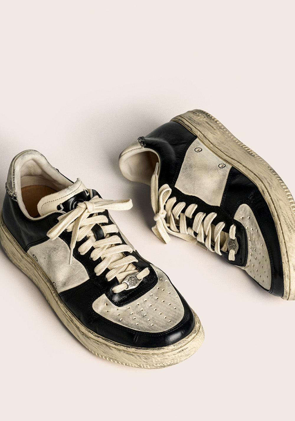 PIPG丨Men's Distressed Horsehide Skate Shoes(Black) - PSYLOS 1, PIPG丨Men's Distressed Horsehide Skate Shoes(Black), Skate Shoes, PIPG, PSYLOS 1