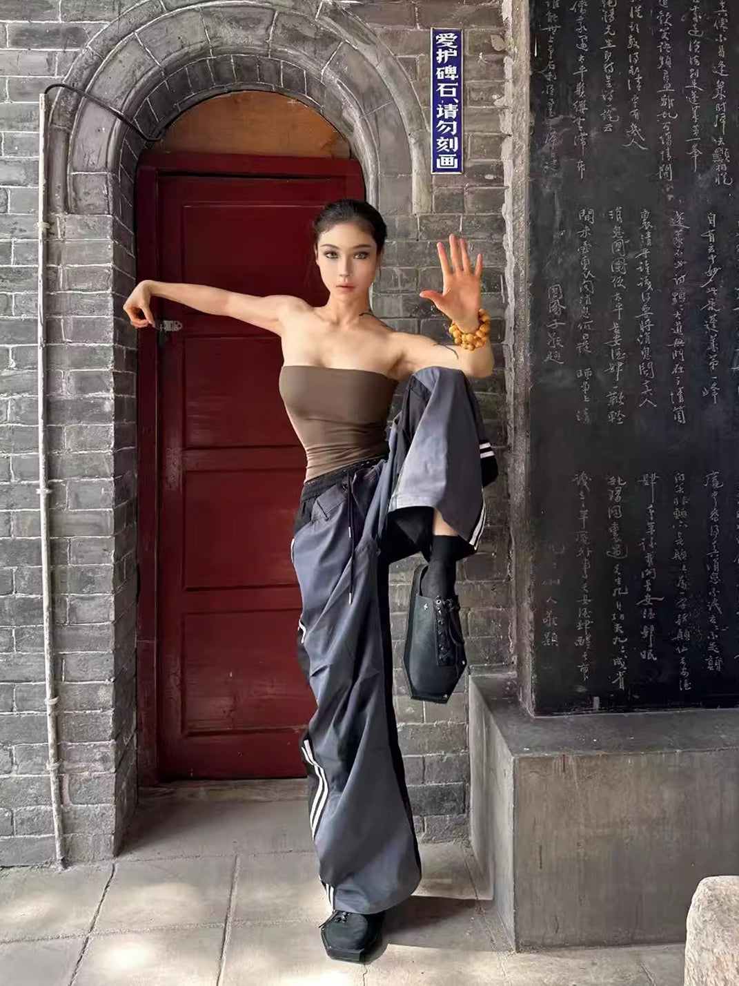 Disark│Distressed Leather Coffin Sole Birkenstock-Style Sandals - PSYLOS 1, Disark│Distressed Leather Coffin Sole Birkenstock-Style Sandals, Sandals, Disark, PSYLOS 1