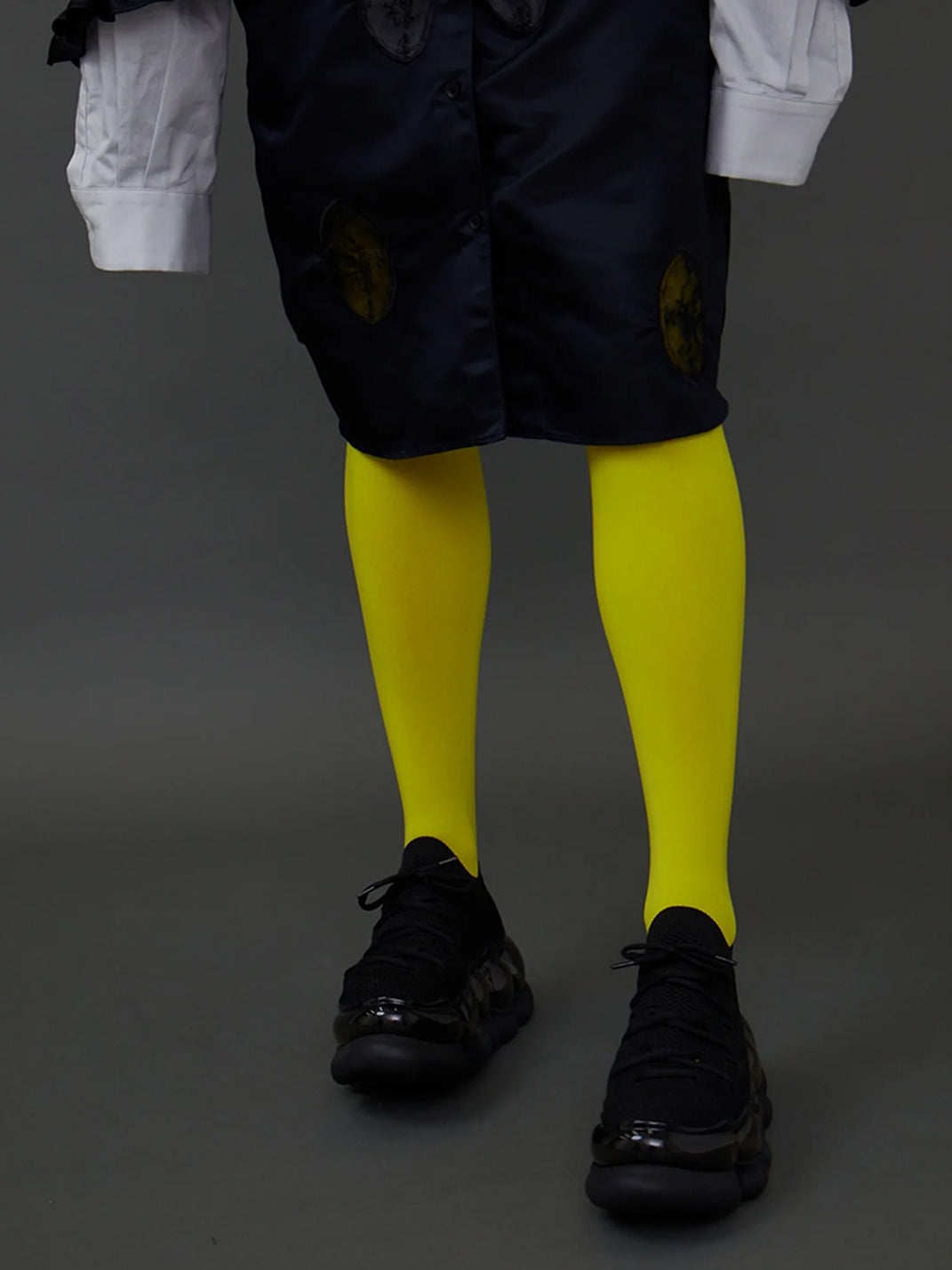 Breathable Mesh Slip-On Platform Sneakers-Black - PSYLOS 1, Breathable Mesh Slip-On Platform Sneakers-Black, Mary Jane shoes, MIKIOSAKABE, PSYLOS 1