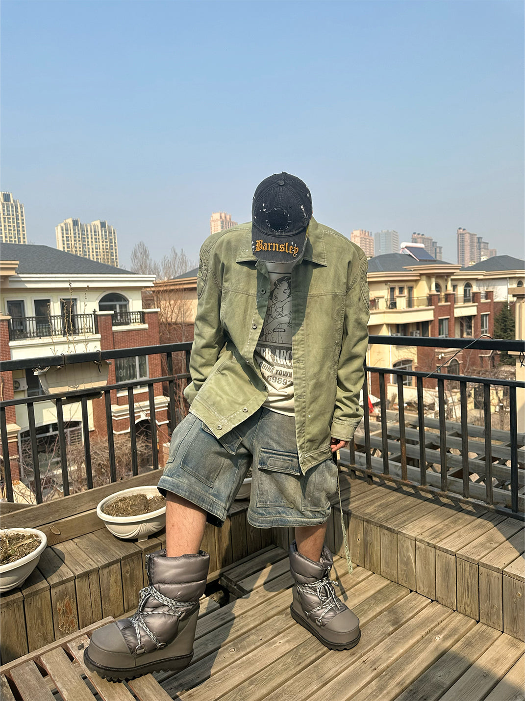 WoosterArchive | 8 Pockets Aged Loose Fit Jeans - PSYLOS 1, WoosterArchive | 8 Pockets Aged Loose Fit Jeans, Men's Wear, WoosterArchive, PSYLOS 1