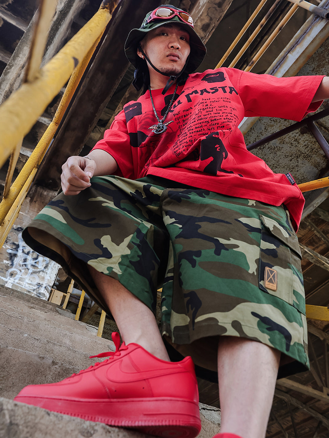 ACUSA | "TRU NINJA MASTA" Oversized Cotton Tee - PSYLOS 1, ACUSA | "TRU NINJA MASTA" Oversized Cotton Tee, Tops, ACUSA, PSYLOS 1