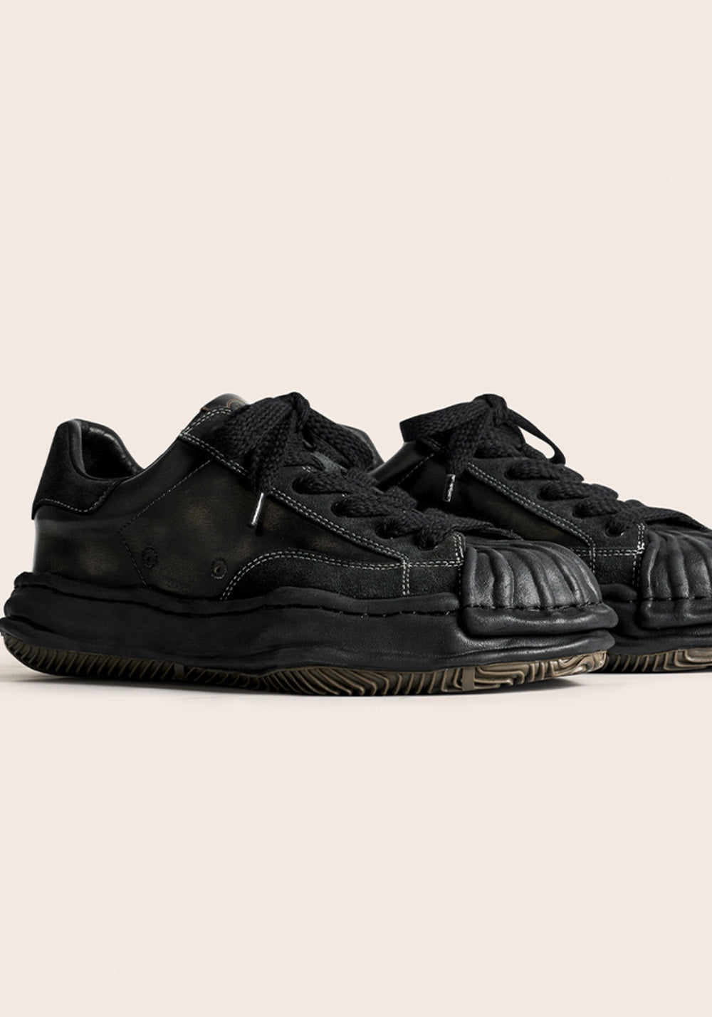 PIPG丨Distressed Shell-Toe Sneakers - PSYLOS 1, PIPG丨Distressed Shell-Toe Sneakers, Skate Shoes, PIPG, PSYLOS 1