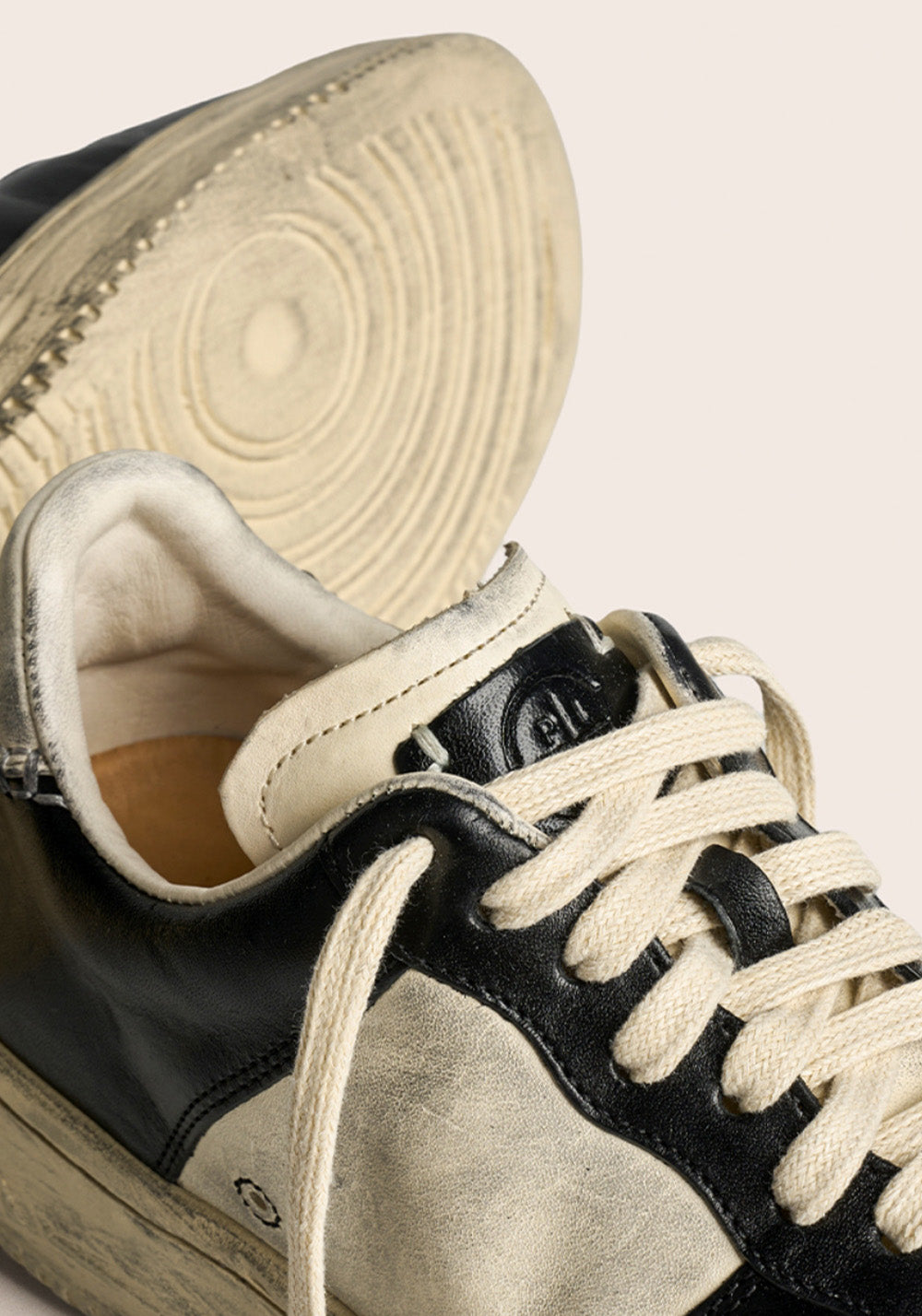 PIPG丨Men's Distressed Horsehide Skate Shoes(Black) - PSYLOS 1, PIPG丨Men's Distressed Horsehide Skate Shoes(Black), Skate Shoes, PIPG, PSYLOS 1