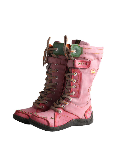 TMA EYES | Washed PU Y2K Style Snow Boots - fleece lined - PSYLOS 1, TMA EYES | Washed PU Y2K Style Snow Boots - fleece lined, Boots, TMA EYES, PSYLOS 1